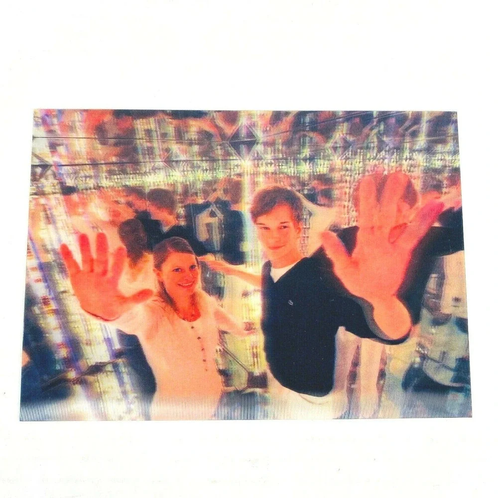 Phaeno Wolfsburg Germany Photo Waving 3-D‎ Postcard